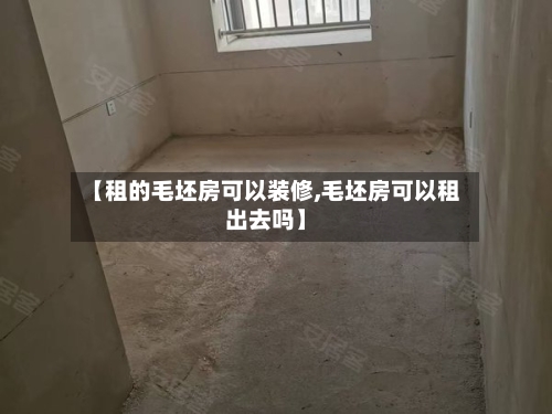 【租的毛坯房可以装修,毛坯房可以租出去吗】