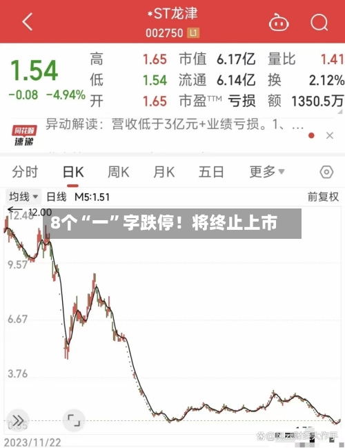 8个“一”字跌停！将终止上市