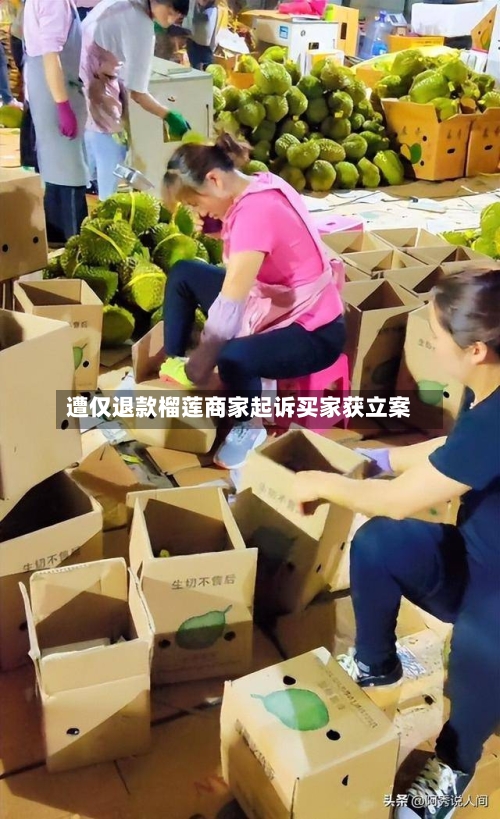 遭仅退款榴莲商家起诉买家获立案