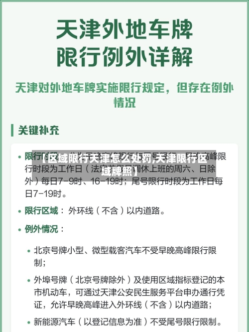 【区域限行天津怎么处罚,天津限行区域牌照】