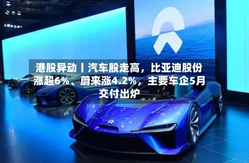 港股异动丨汽车股走高，比亚迪股份涨超6%、蔚来涨4.2%，主要车企5月交付出炉