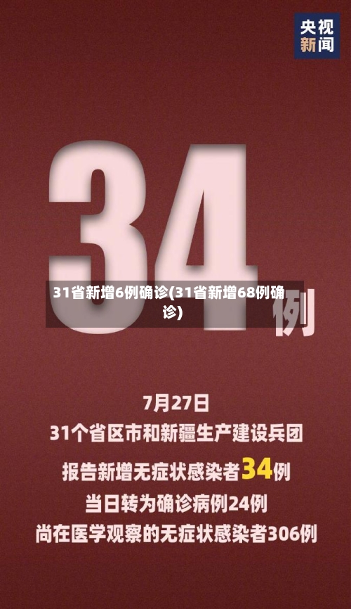 31省新增6例确诊(31省新增68例确诊)-第2张图片
